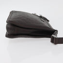 GUCCI GG Canvas Guccissima Clutch Bag Leather Brown 152600 Auth ka3732-3