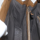 GUCCI Zumi Hand Bag Leather 2way Brown Silver 564714 Auth ka3735-23