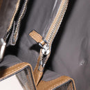 GUCCI Zumi Hand Bag Leather 2way Brown Silver 564714 Auth ka3735-25