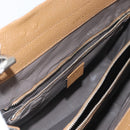 GUCCI Zumi Hand Bag Leather 2way Brown Silver 564714 Auth ka3735-27