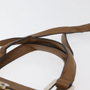 GUCCI Zumi Hand Bag Leather 2way Brown Silver 564714 Auth ka3735-8