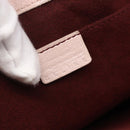 CELINE Boogie bag Hand Bag Leather Pink Silver Auth ka374-18