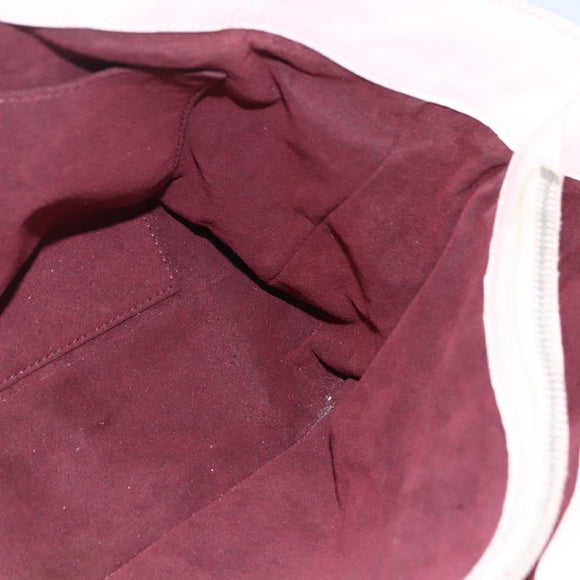 CELINE Boogie bag Hand Bag Leather Pink Silver Auth ka374