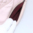 CELINE Boogie bag Hand Bag Leather Pink Silver Auth ka374-23