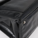 CHANEL Chain Shoulder Bag Patent leather Black Silver CC Auth ka3740-9