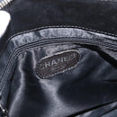 CHANEL Chain Shoulder Bag Patent leather Black Silver CC Auth ka3740-18