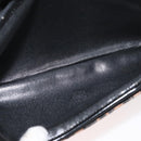 Christian Dior Trotter Canvas Shoulder Bag Navy Gold Auth ka3744-12