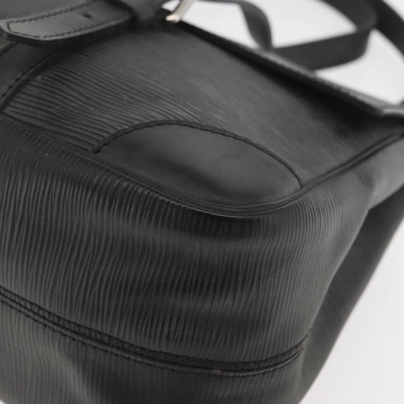 LOUIS VUITTON Epi Segur MM Hand Bag Black M58862 LV Auth ka3751