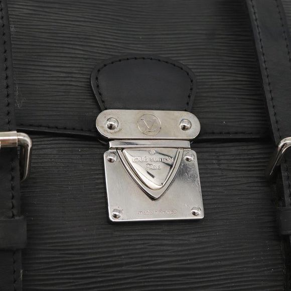 LOUIS VUITTON Epi Segur MM Hand Bag Black M58862 LV Auth ka3751