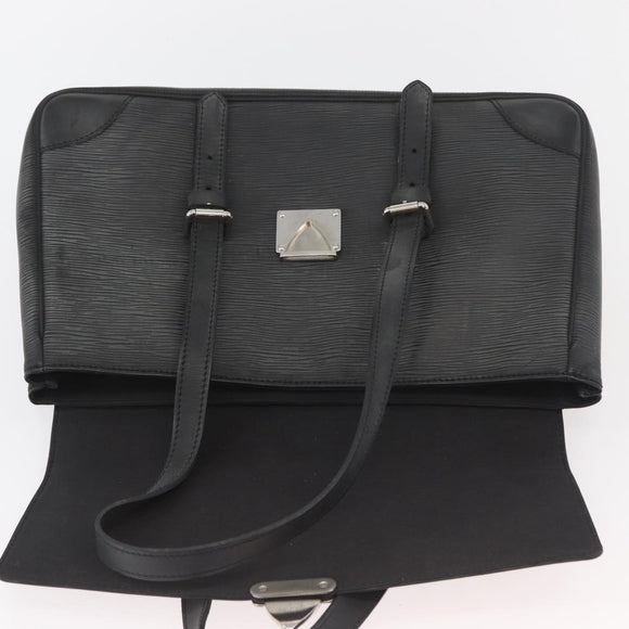 LOUIS VUITTON Epi Segur MM Hand Bag Black M58862 LV Auth ka3751