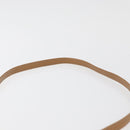 Christian Dior Honeycomb Canvas Shoulder Bag PVC Black Gold Auth ka3752-8