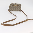 GUCCI GG Plus Supreme Shoulder Bag PVC Beige Gold Auth ka3753-7