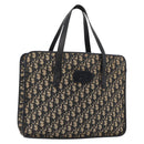 Christian Dior Trotter Canvas Tote Bag Navy Auth ka3756-1