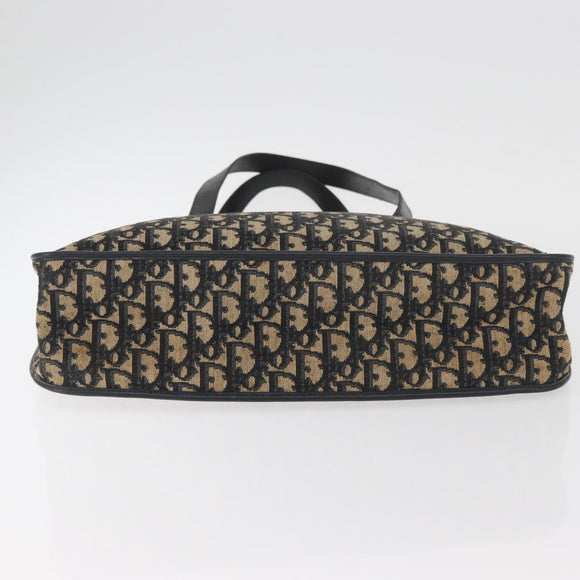 Christian Dior Trotter Canvas Tote Bag Navy Auth ka3756