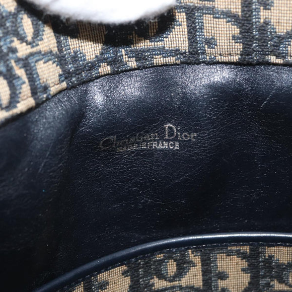 Christian Dior Trotter Canvas Tote Bag Navy Auth ka3756