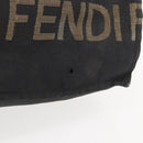 FENDI Tote Bag Canvas Black Auth ka3757-9