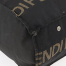 FENDI Tote Bag Canvas Black Auth ka3757-10