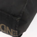 FENDI Tote Bag Canvas Black Auth ka3757-17