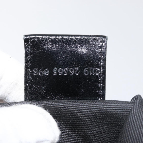 FENDI Tote Bag Canvas Black Auth ka3757