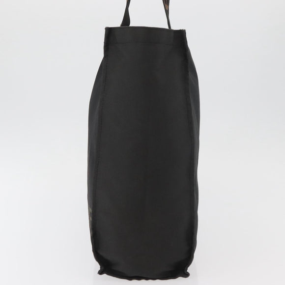 FENDI Tote Bag Canvas Black Auth ka3757