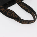 FENDI Tote Bag Canvas Black Auth ka3757-7