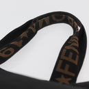 FENDI Tote Bag Canvas Black Auth ka3757-14