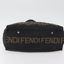FENDI Tote Bag Canvas Black Auth ka3757-5