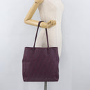 FENDI Zucca Canvas Tote Bag PVC Gold Purple Auth ka3759A-26