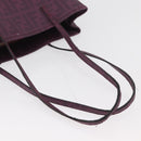 FENDI Zucca Canvas Tote Bag PVC Gold Purple Auth ka3759A-8