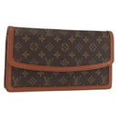 LOUIS VUITTON Monogram Pochette Dam GM Clutch Bag M51810 LV Auth ka376-1