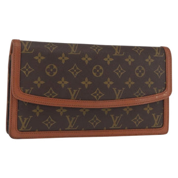LOUIS VUITTON Monogram Pochette Dam GM Clutch Bag M51810 LV Auth ka376
