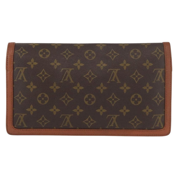 LOUIS VUITTON Monogram Pochette Dam GM Clutch Bag M51810 LV Auth ka376