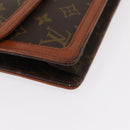 LOUIS VUITTON Monogram Pochette Dam GM Clutch Bag M51810 LV Auth ka376-7