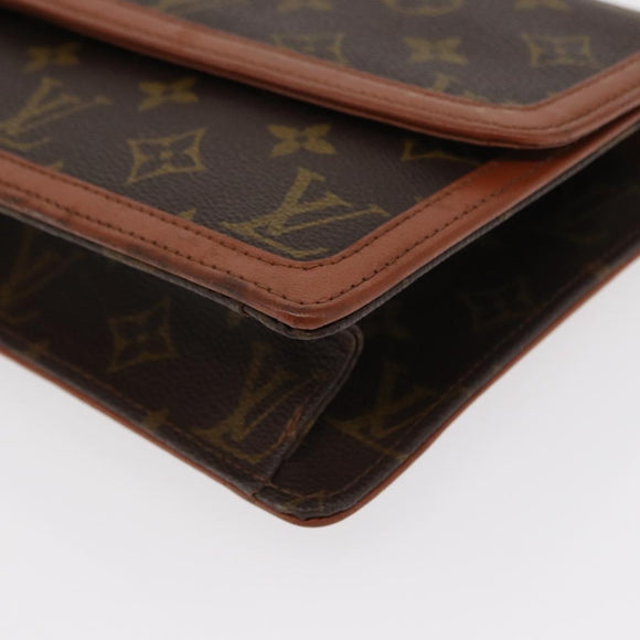 LOUIS VUITTON Monogram Pochette Dam GM Clutch Bag M51810 LV Auth ka376