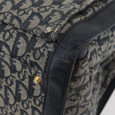 Christian Dior Trotter Canvas Tote Bag Navy Gold Auth ka3763-14