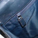 Christian Dior Trotter Canvas Tote Bag Navy Gold Auth ka3763-24