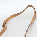 CELINE Macadam Canvas Shoulder Bag PVC Leather Brown Gold Auth ka3768-8