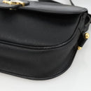 Christian Dior Honeycomb Canvas Shoulder Bag PVC Black Gold Auth ka3769A-9