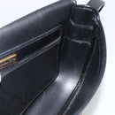 Christian Dior Honeycomb Canvas Shoulder Bag PVC Black Gold Auth ka3769A-19