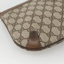 GUCCI GG Supreme Web Sherry Line Bag PVC Beige Gold 39 02 026 Auth ka3770-15
