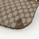 GUCCI GG Supreme Web Sherry Line Bag PVC Beige Gold 39 02 026 Auth ka3770-16