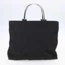 GUCCI GG Supreme Bamboo Shoulder Bag PVC Nylon 3 Set Beige Black Auth ka378-10