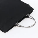 GUCCI GG Supreme Bamboo Shoulder Bag PVC Nylon 3 Set Beige Black Auth ka378-12