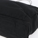 GUCCI GG Supreme Bamboo Shoulder Bag PVC Nylon 3 Set Beige Black Auth ka378-14