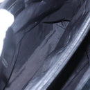 GUCCI GG Supreme Bamboo Shoulder Bag PVC Nylon 3 Set Beige Black Auth ka378-15