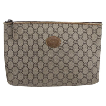 GUCCI GG Supreme Bamboo Shoulder Bag PVC Nylon 3 Set Beige Black Auth ka378 - 0