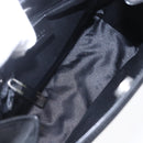 GUCCI GG Supreme Bamboo Shoulder Bag PVC Nylon 3 Set Beige Black Auth ka378-23