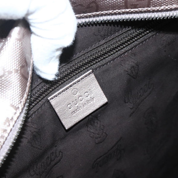 GUCCI GG Implementation Tote Bag PVC Pink Silver 211120 Auth ka3783A
