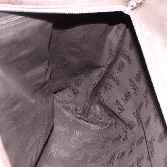 GUCCI GG Implementation Tote Bag PVC Pink Silver 211120 Auth ka3783A