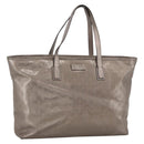 GUCCI GG Implementation Tote Bag PVC Pink Silver 211120 Auth ka3783A-1
